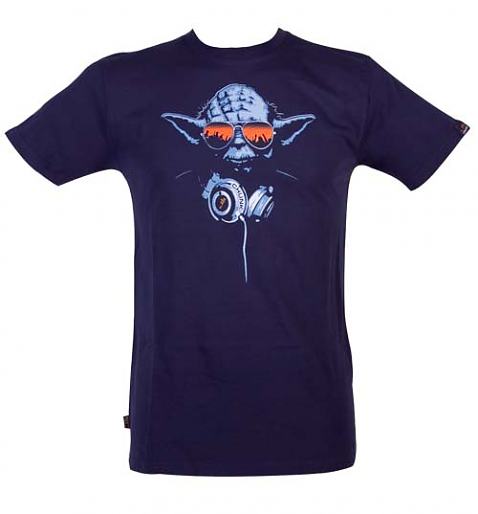 Men's Navy DJ Yoda T-Shirt from Chunk