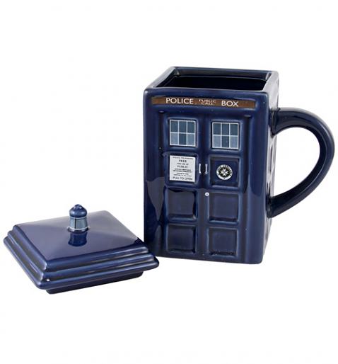 Dr Who Tardis Mug With Lid £12.99