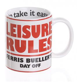 Ferris Bueller Leisure Rules Mug
