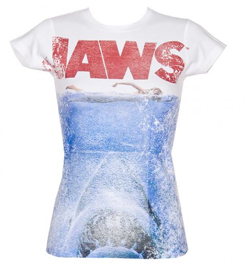 Ladies Jaws Teeth T-Shirt from American Classics