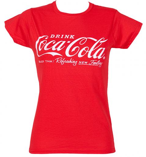 Ladies Coca-Cola Logo T-Shirt