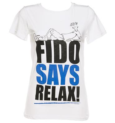 Ladies Fido Dido Fido Says Relax TShirt from Too Late To Dye Young