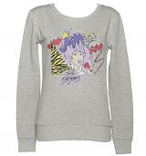 Ladies Grey Retro Jem And The Holograms Sweater