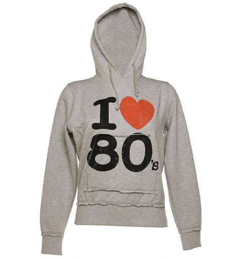 Ladies I Heart The 80s Hoodie from Fame and Fortune