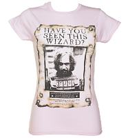 Ladies Light Pink Have You Seen This Wizard Harry Potter Sirius T-Shirt