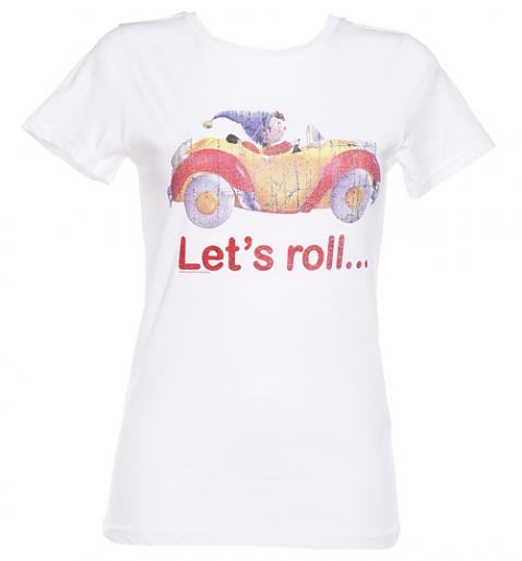 Ladies Noddy Let's Roll T-Shirt from Too Late To Dye Young £24.99