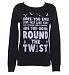 Ladies Round The Twist Sweater