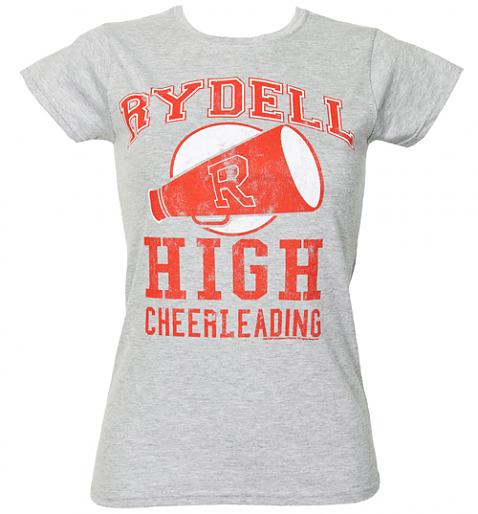 Ladies Grease Rydell High Cheerleading T-Shirt from TruffleShuffle