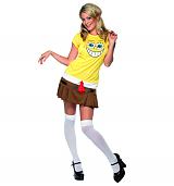 Ladies SpongeBob Squarepants Fancy Dress Costume