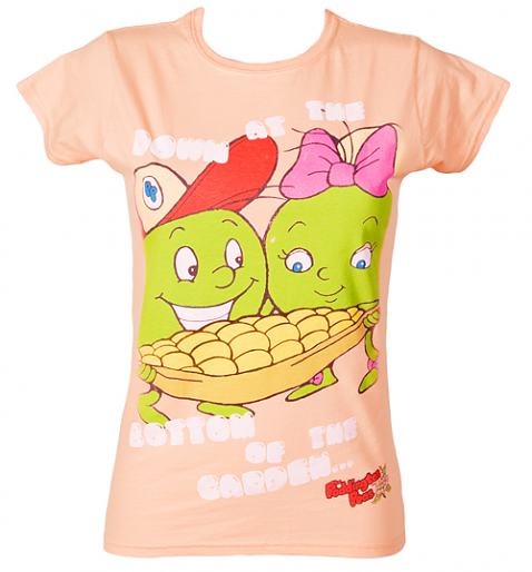 Ladies Sweet Pea and Hap-Pea Poddington Peas T-Shirt from Fame and Fortune 