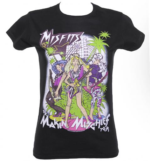 Ladies The Misfits Making Mischief Jem and The Holograms Tour T-Shirt from TruffleShuffle £20.00