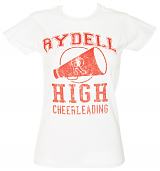 Ladies White Grease Rydell High Cheerleading T-Shirt