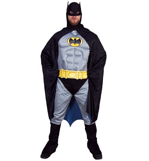 Womens Las 80's Pop Star Fancy Dress Costume, Batman Fancy