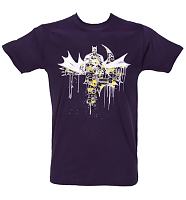 Men's Batman Graffiti Dark Knight T-Shirt from Urban Species