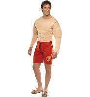 Men's Baywatch Lifeguard Fancy Dress Costume