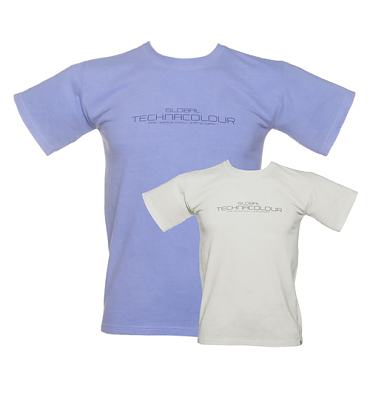 Blue Global Hypercolor T Shirt