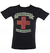 Men's Bon Jovi Bad Medicine Cross T-Shirt