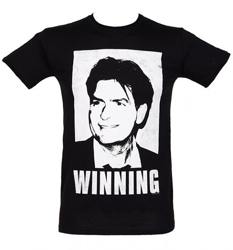 charlie sheen winning picture. Men#39;s Charlie Sheen Winning T-