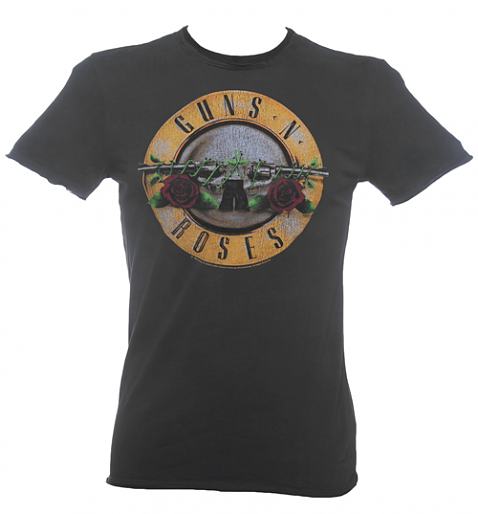 Men's Classic Guns N Roses Drum T-Shirt from Amplified Vintage