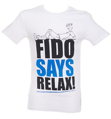 Men's Fido Dido Fido Says Relax TShirt from Too Late To Dye Young