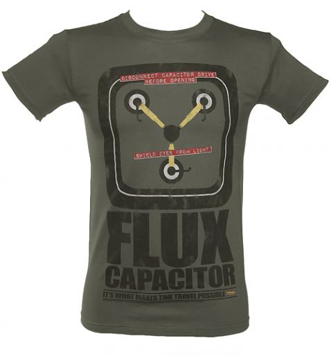 Men's Flux Capacitor Back To The Future Glow In The Dark T-Shirt