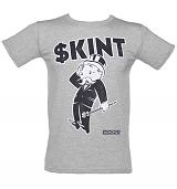 Men's Grey Monopoly Skint T-Shirt