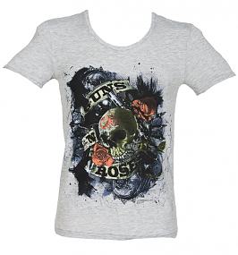 Men's Guns N Roses Paradise City Scoop Neck T-Shirt from Amplified Vintage