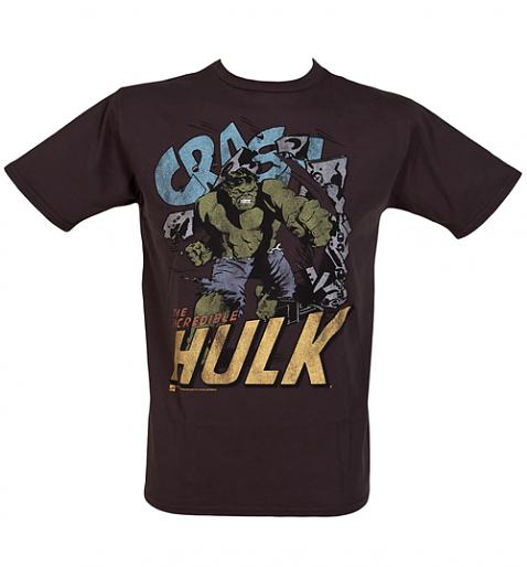 Men's Incredible Hulk Crash T-Shirt from Junk Food £24.99