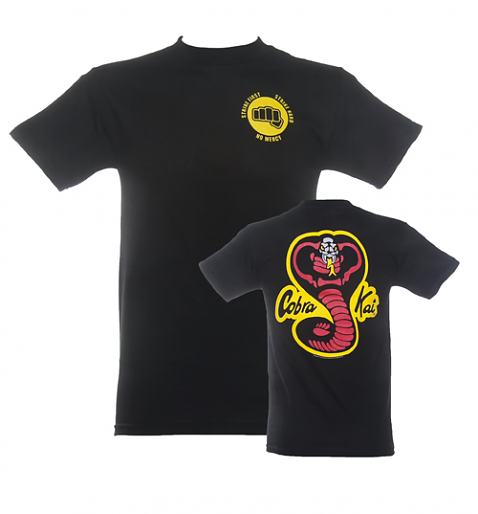 Mens Karate Kid Cobra Kai Fist Logo TShirt