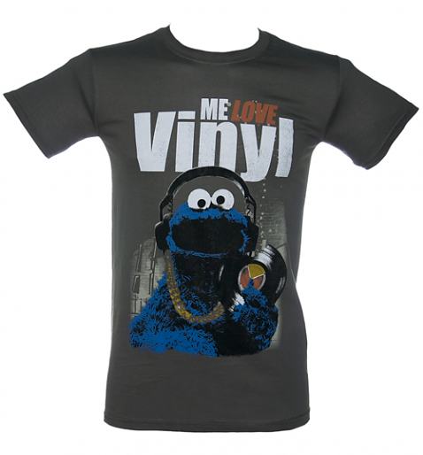 Men's Me Love Vinyl Cookie Monster Sesame Street T-Shirt from Fame and Fortune £20.00