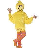 Men's Sesame Street Big Bird Fancy Dress Costume