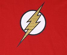 Men's The Flash Classic Lightning Logo T-Shirt from Urban Species