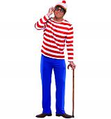 Men's Where's Wally Fancy Dress Costume