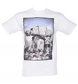 Men's White AT-AT Crossing Star Wars T-Shirt