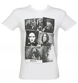 Men's White Harry Potter Collage T-Shirt