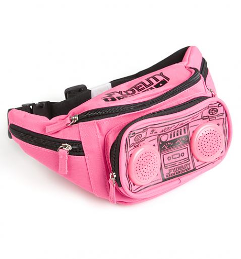 neon pink bag