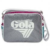 Silver and Pink Redford Sparkle Shoulder Bag from Gola