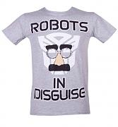 Men's Transformers In Disguise Grey T-Shirt