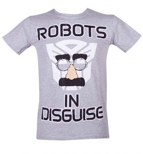 Men's Transformers In Disguise Grey T-Shirt from Fame and Fortune £20.00